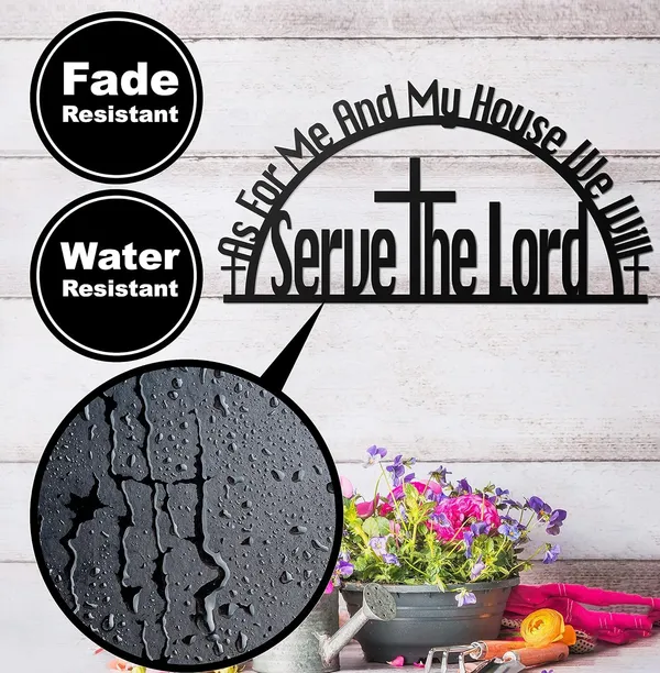 Black_As_For_Me_And_My_House_Sign_Metal_Bible_Verses_Wall_Decor_|_40_X_20_Cm