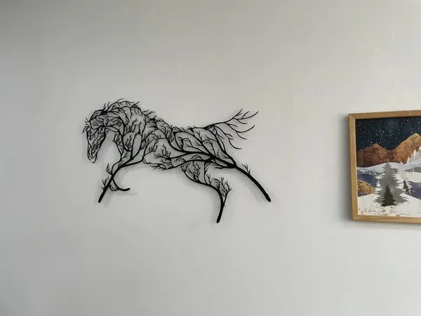 Black_Metal_Wall_Art_Geometric_Horse_And_Tree_Decor_|_58L_X_35W_Cm