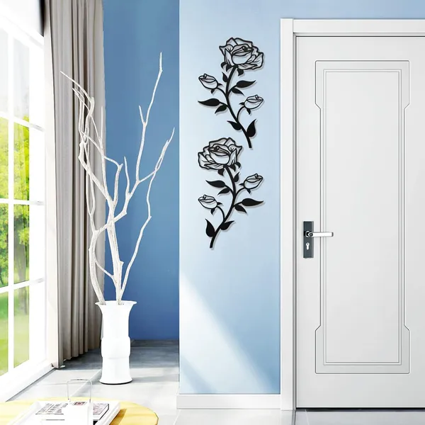 Black_Rose_Flower_Wall_Decor_|_23L_X_38W_Cm