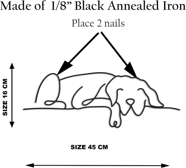 Black_Metal_Dog_Wall_Decor_|_45L_X_16W_Cm