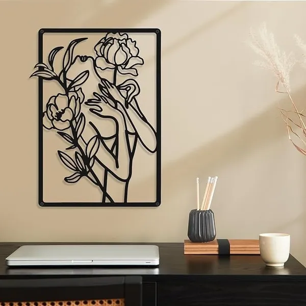 Black_3_Pieces_Metal_Minimalist_Abstract_Woman_Wall_Art_|_65L_X_33W_Cm