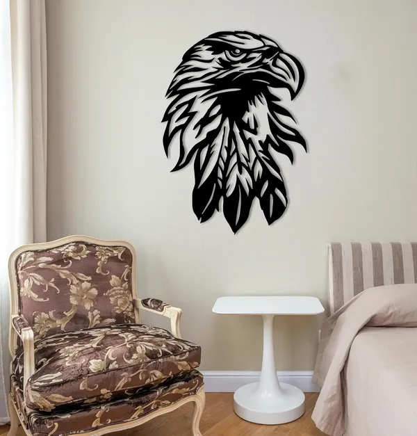Black_Eagle_Metal_Wall_Art,_Animals_Wall_Art,_Living_Room_Wall_Decor,_Bedroom_Wall_Decor,_Metal_Wall_Hanging,_Above_Bed_Decor,_Artwork_For_Walls_(58X41X15_Cm)