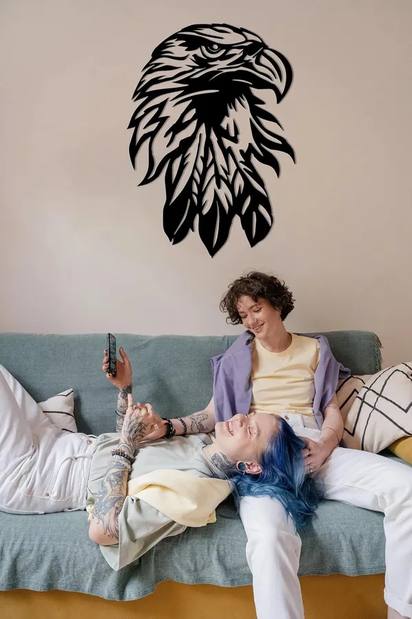 Black_Eagle_Metal_Wall_Art,_Animals_Wall_Art,_Living_Room_Wall_Decor,_Bedroom_Wall_Decor,_Metal_Wall_Hanging,_Above_Bed_Decor,_Artwork_For_Walls_(58X41X15_Cm)