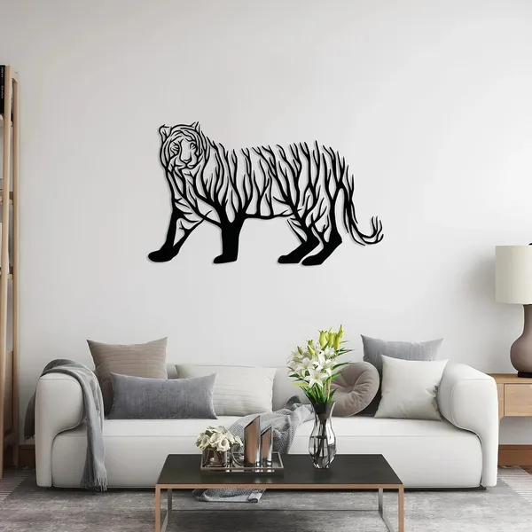 Black_Tiger_Metal_Wall_Art_|_40L_X_58W_Cm