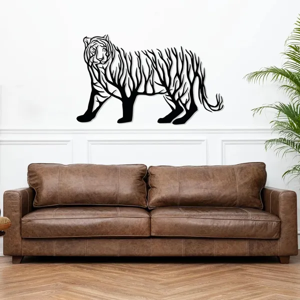 Black_Tiger_Metal_Wall_Art_|_40L_X_58W_Cm