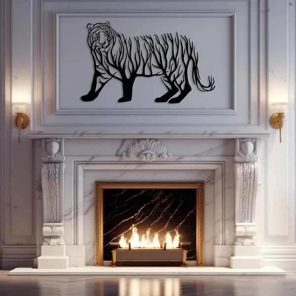 Black_Tiger_Metal_Wall_Art_|_40L_X_58W_Cm