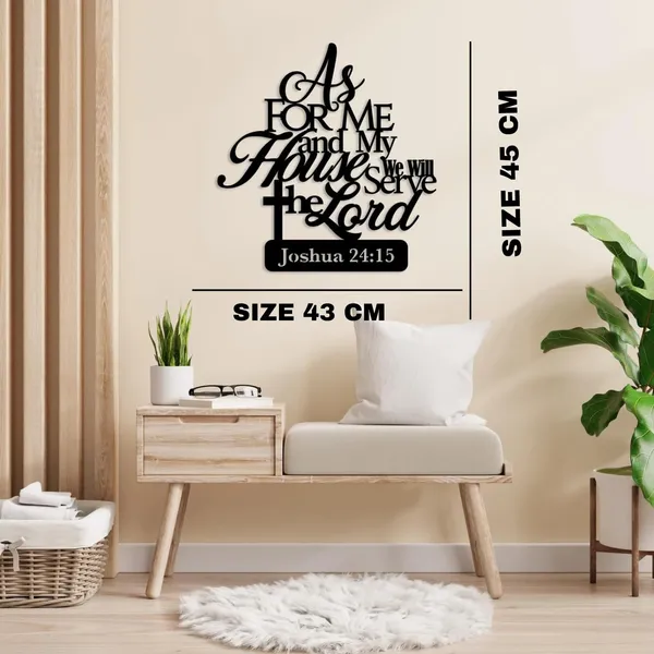 Black_As_For_Me_And_My_House_We_Will_Serve_The_Lord_Wall_Sign,_Christian_Metal_Wall_Art,_Religious_Decor,_Bible_Verse_Sign,_Gift_For_Christians_(45X43X15_Cm)