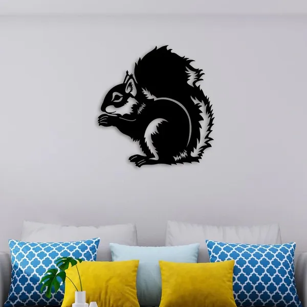 Black_Squirrel_Metal_Wall_Art_|_40L_X_41W_Cm