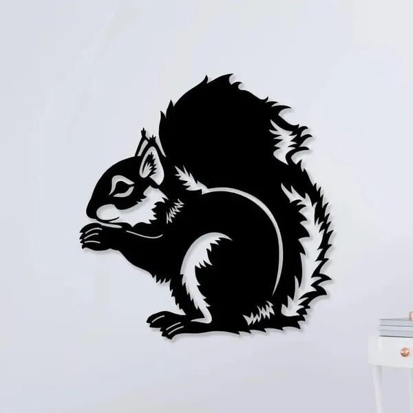 Black_Squirrel_Metal_Wall_Art_|_40L_X_41W_Cm