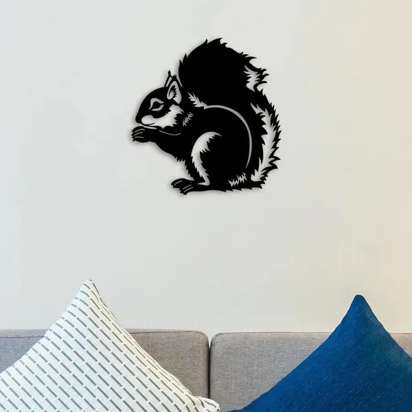 Black_Squirrel_Metal_Wall_Art_|_40L_X_41W_Cm