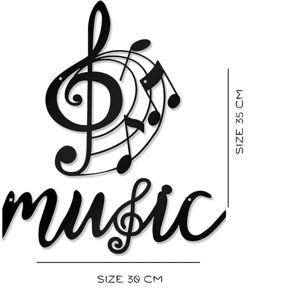 Black_2_Pieces_Music_Metal_Wall_Decor_Treble_Clef_And_Music_Notes_Decor_Theme_Note_Metal_Sign_Wall_Hanger_Home_Decor_Wall_Decor_For_Living_Room,_Bedroom_Porch(35X30X15_Cm)