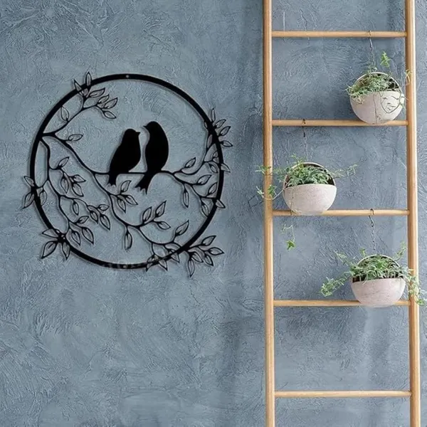 Black_Stylish_Iron_Bird_On_Tree_Branch_Wall_Art_|_40L_X_38W_Cm