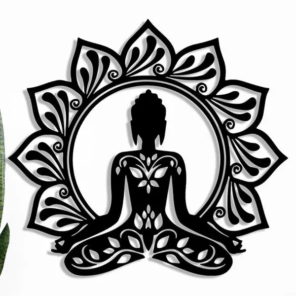 Black_Metal_Meditating_Buddha_Wall_Art_|_45L_X_41W_Cm