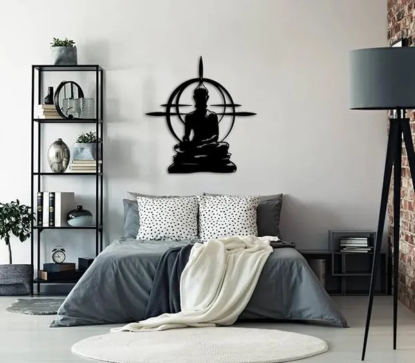 Black_Buddha_Metal_Wall_Sign_|_Yoga_Studio_Decor_|_Meditation_Art_|_Spiritual_Accessory_|_30_Iches_|