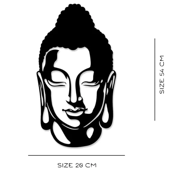 Black_Metal_Buddha_Sculpture_Wall_Art_|_54L_X_20W_Cm