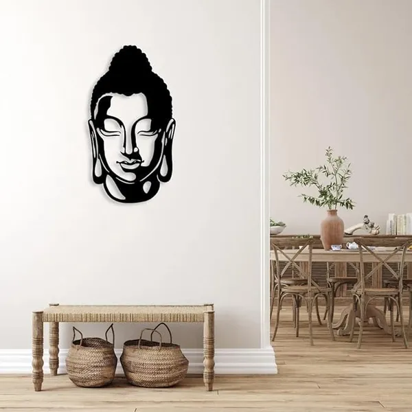 Black_Metal_Buddha_Sculpture_Wall_Art_|_54L_X_20W_Cm