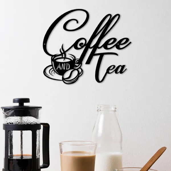 Black_Coffee_And_Tea_Metal_Sign_|_Coffee_Bar_Hanging_Wall_Decor_|_Metal_Coffee_Cup_Art_|_Home_Kitchen_&_Office_Wall_Decoration_(40X33X15_Cm)