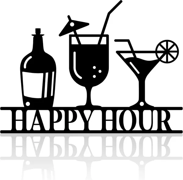 Black_Happy_Hour_Metal_Bar_Sign_|_37L_X_28W_Cm