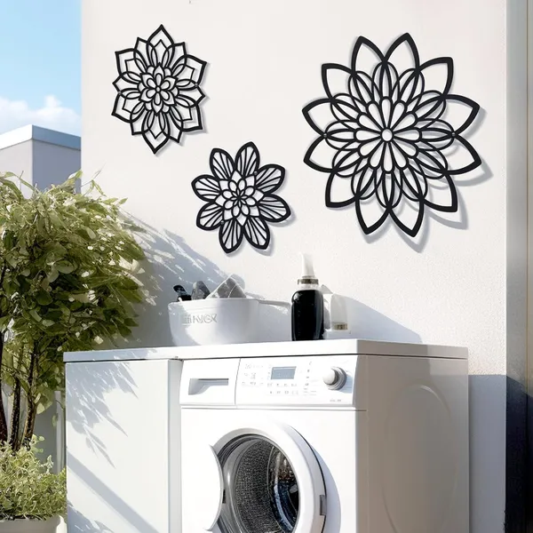 Black_3_Pieces_Metal_Flowers_Wall_Decor_|_30L_X_30W_Cm