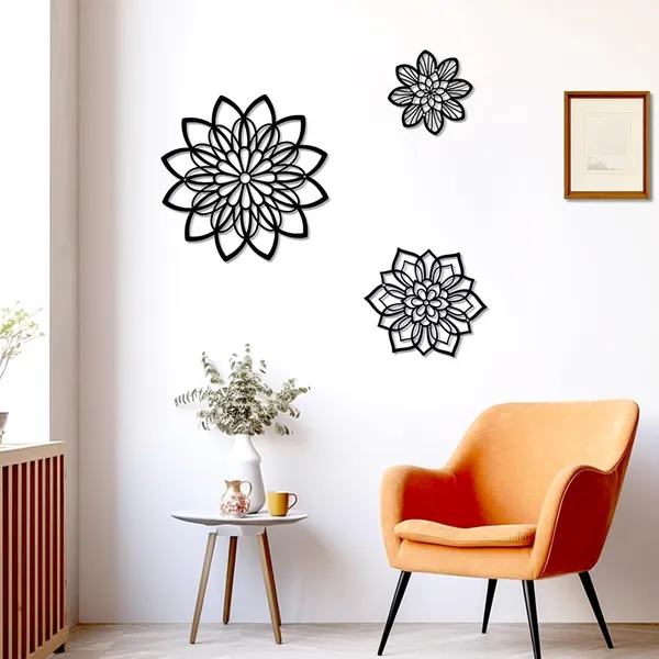 Black_3_Pieces_Metal_Flowers_Wall_Decor_|_30L_X_30W_Cm