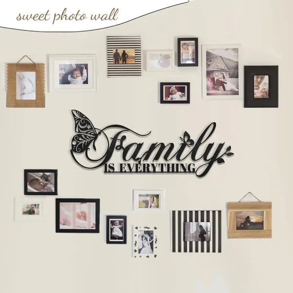 Black_Family_Signs_Metal_Wall_Decor_|_43L_X_17W_Cm