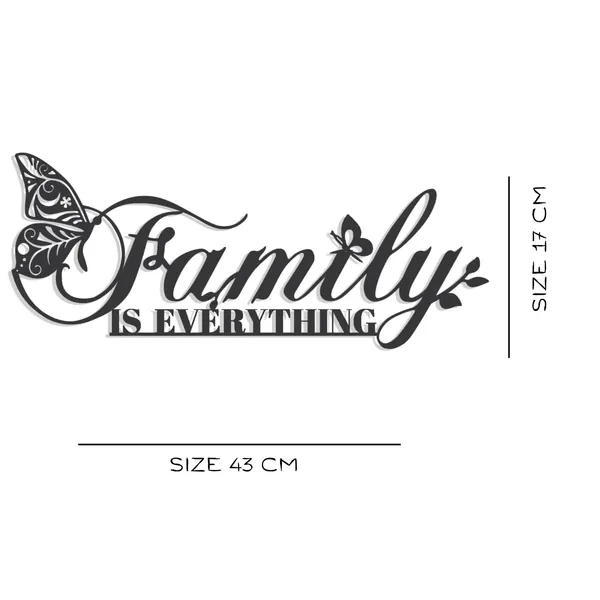 Black_Family_Signs_Metal_Wall_Decor_|_43L_X_17W_Cm
