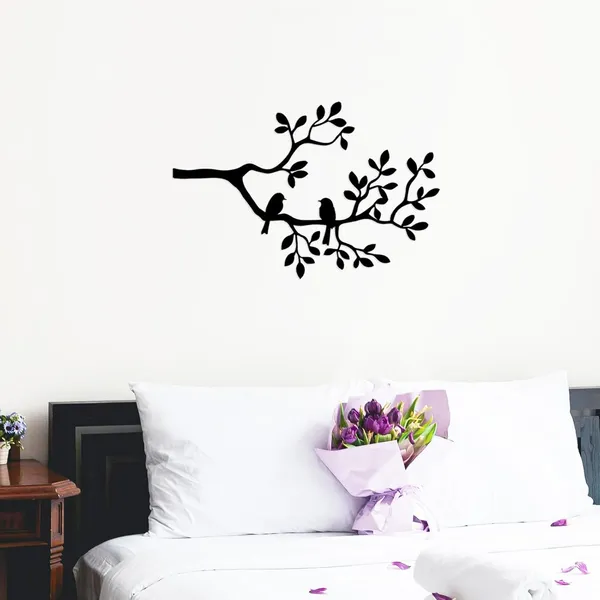 Black_Metal_Branch_Birds_Wall_Art_Decor_-_Leaves_With_Birds_Metal_Sculpture_For_Home,_Balcony,_Garden,_Above_Bed,_&_Living_Room_(58X38X15_Cm)