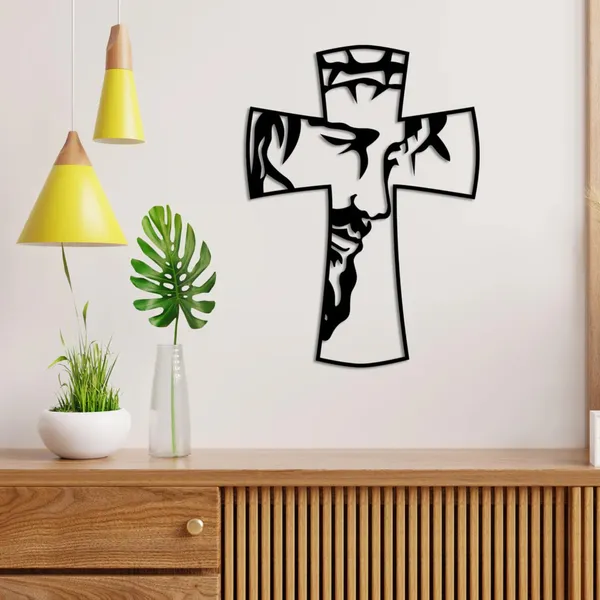 Black_Jesus_On_Cross_Symbol_Metal_Wall_Art_|_50L_X_36W_Cm