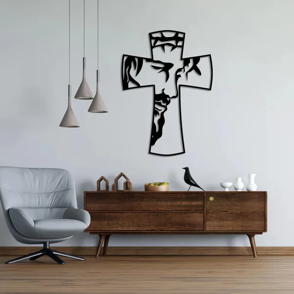 Black_Jesus_On_Cross_Symbol_Metal_Wall_Art_|_50L_X_36W_Cm
