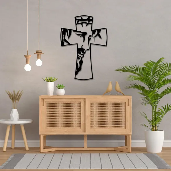Black_Jesus_On_Cross_Symbol_Metal_Wall_Art_|_50L_X_36W_Cm