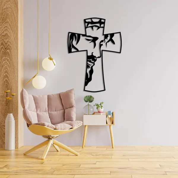 Black_Jesus_On_Cross_Symbol_Metal_Wall_Art_|_50L_X_36W_Cm
