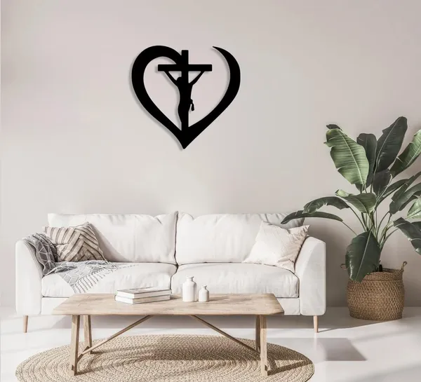 Black_Crucifixion_Of_Jesus_In_Abstract_Heart_Wall_Decor_|_42L_X_40W_Cm