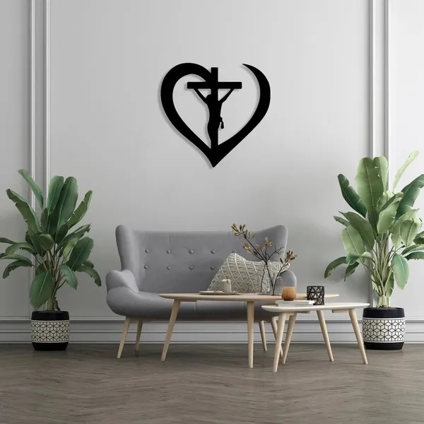 Black_Crucifixion_Of_Jesus_In_Abstract_Heart_Wall_Decor_|_42L_X_40W_Cm