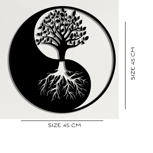 Black_Tree_Of_Life_Metal_Wall_Art_Yin_Yang_Design_|_45L_X_45W_Cm
