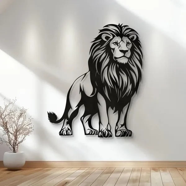 Black_Metal_Lion_Wall_Art_|_55L_X_45W_Cm