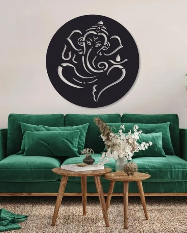 Black_Ganeshas_Grace_Metal_Wall_Art_|_50L_X_50W_Cm