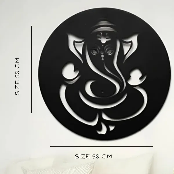 Black_Ganeshas_Grace_Metal_Wall_Art_|_50L_X_50W_Cm