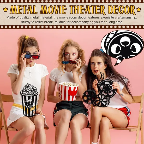 Black_5-Piece_Metal_Movie_Theater_Decor_Set_|_58L_X_48W_Cm