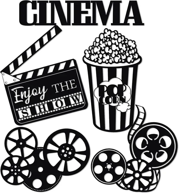 Black_5-Piece_Metal_Movie_Theater_Decor_Set_|_58L_X_48W_Cm