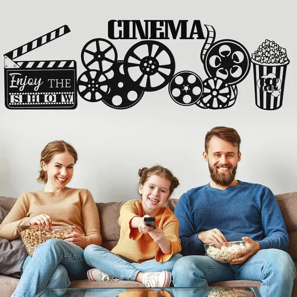 Black_5-Piece_Metal_Movie_Theater_Decor_Set_|_58L_X_48W_Cm