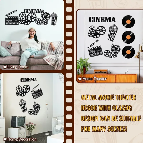 Black_5-Piece_Metal_Movie_Theater_Decor_Set_|_58L_X_48W_Cm
