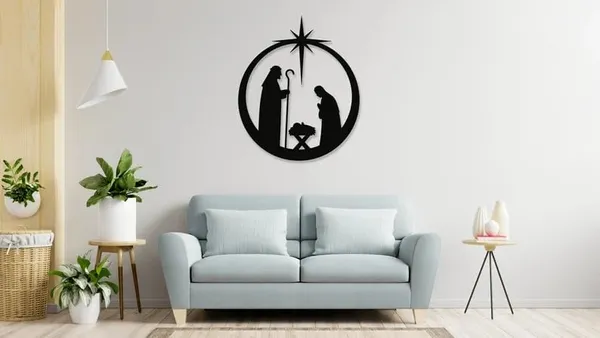 Black_Nativity_Metal_Wall_Art_|_60L_X_33W_Cm