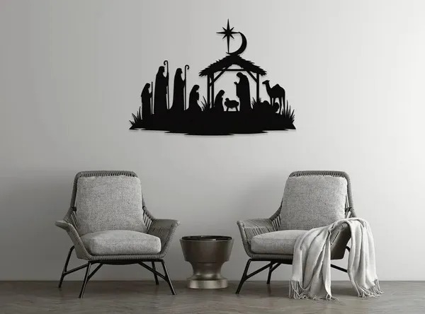 Black_Nativity_Wall_Decor,_Nativity,_Nativity_Scene,_Nativity_Wall_Art,_Jesus,_Jesus_Art,_Christian,_Christian_Art,_Wall_Art,_Gift_(58X30X15_Cm)