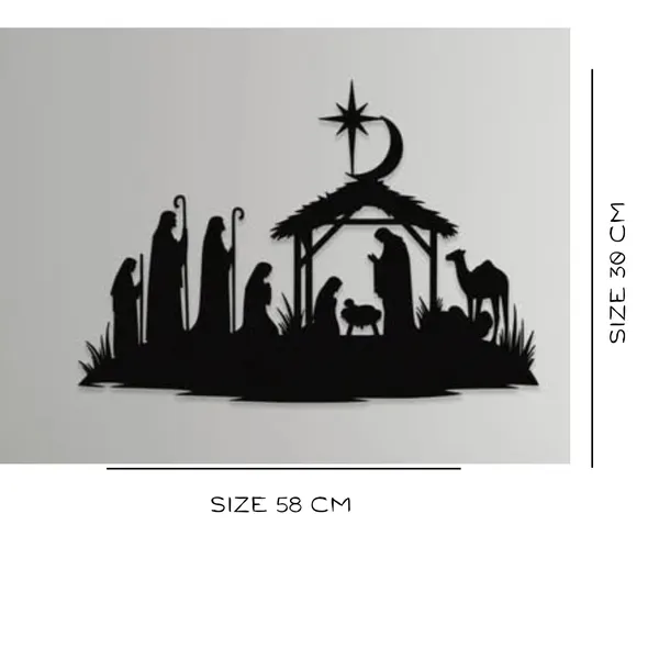 Black_Nativity_Wall_Decor,_Nativity,_Nativity_Scene,_Nativity_Wall_Art,_Jesus,_Jesus_Art,_Christian,_Christian_Art,_Wall_Art,_Gift_(58X30X15_Cm)