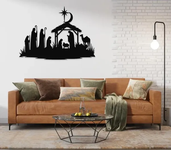 Black_Nativity_Wall_Decor,_Nativity,_Nativity_Scene,_Nativity_Wall_Art,_Jesus,_Jesus_Art,_Christian,_Christian_Art,_Wall_Art,_Gift_(58X30X15_Cm)