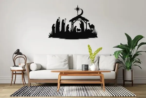 Black_Nativity_Wall_Decor,_Nativity,_Nativity_Scene,_Nativity_Wall_Art,_Jesus,_Jesus_Art,_Christian,_Christian_Art,_Wall_Art,_Gift_(58X30X15_Cm)