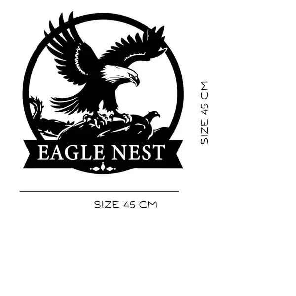Black_Personalized_Eagle_Wall_Art_Sign_-_Eagle_Wall_Hanging_Decor_-_Home_Wall_Metal_Decor_-_Custom_Name_Xmas_Sign_-_Custom_Farmhouse_Decor_Gifts_(45X45X15_Cm)