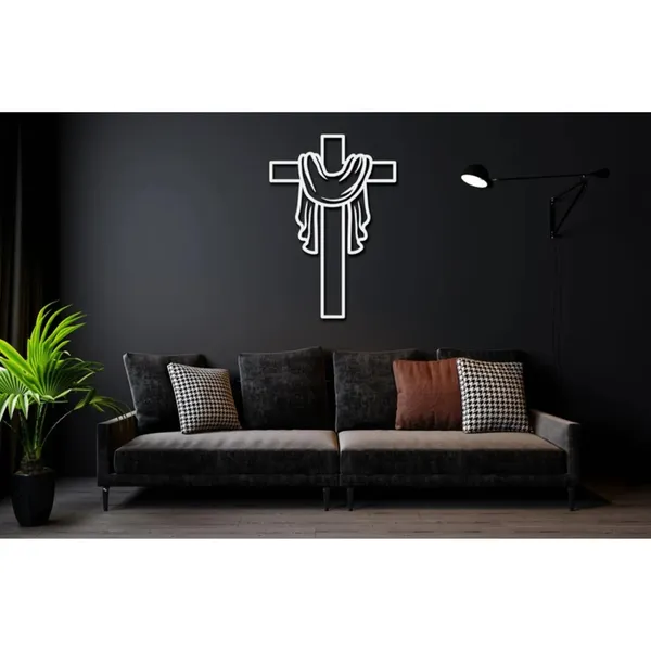 Black_Cross_Metal_Wall_Art_|_40L_X_27W_Cm