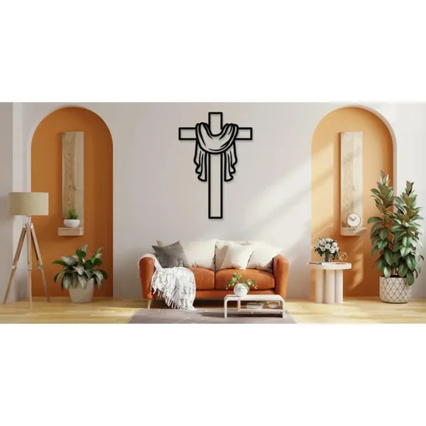 Black_Cross_Metal_Wall_Art_|_40L_X_27W_Cm