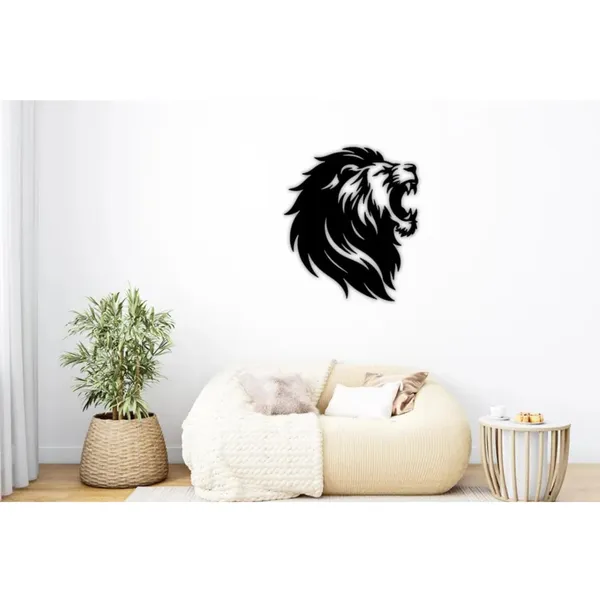 Black_Lion_Head_Metal_Wall_Art_|_40L_X_26W_Cm